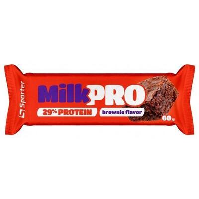 Батончик протеїновий Sporter Protein Bar Milk Pro брауні, 60 г