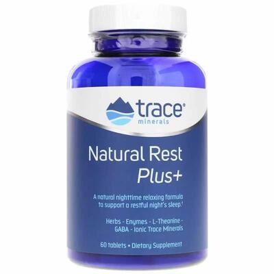 Поддержка сна Trace Minerals NaturalRest Plus+, 60 таблеток
