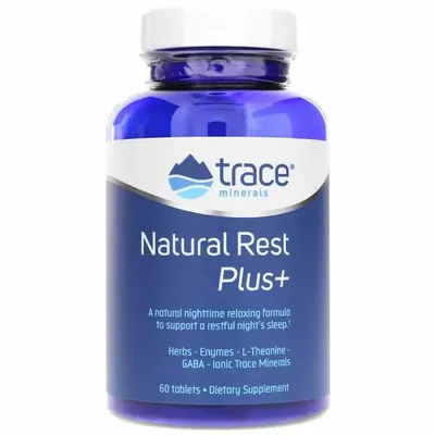 Підтримка сну Trace Minerals NaturalRest Plus+, 60 таблеток
