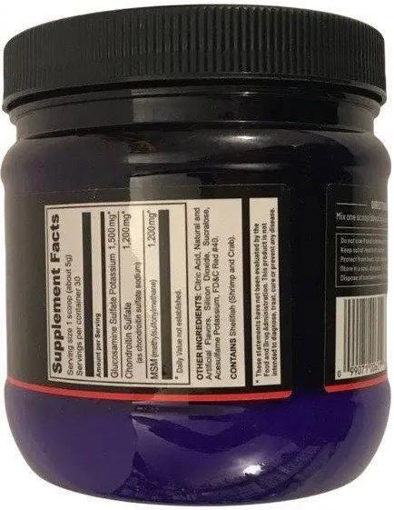 Глюкозамин, хондроитин и МСМ Ultimate Nutrition Glucosamine Chondroitin MSM фруктовый пунш, 158 г
