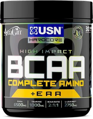 Комплекс аминокислот USN BCAA Complete Amino + EAA голубая малина, 400 г