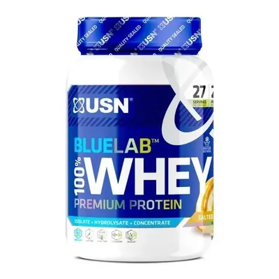 Протеїн сироватковий змішаний USN Blue Lab 100% Whey солона карамель, 908 г