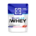 Протеїн сироватковий змішаний USN Blue Lab 100% Whey полуниця, 476 г