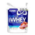 Протеїн сироватковий змішаний USN Blue Lab 100% Whey полуниця, 476 г