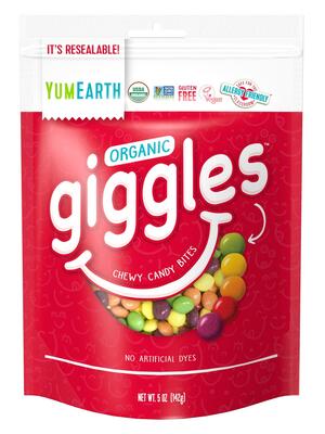 Конфеты жевательные органические YumEarth Organic Giggles, 142 г