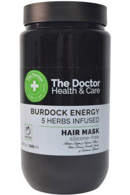 Маска для волос The Doctor Health & Care Энергия лопуха 5 трав, 946 мл