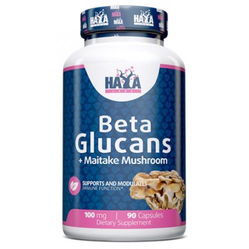 Бета-глюканы Haya Labs Beta Glucans 100 мг, 90 капсул