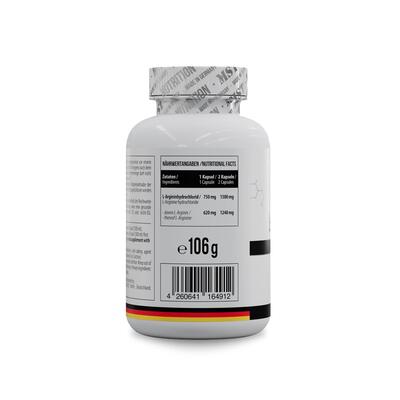 L-аргинин MST Nutrition L-Arginine, 120 капсул