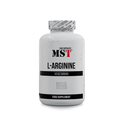 L-аргінін MST Nutrition L-Arginine, 240 капсул