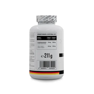 L-аргінін MST Nutrition L-Arginine, 240 капсул