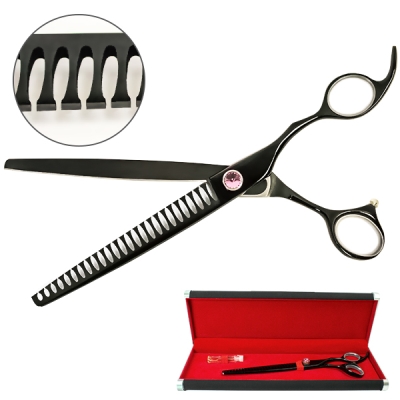 Ножиці Davis Majutsu Titanium Thinning філірувальні шанкерні для стрижки собак 8", 20,3 см