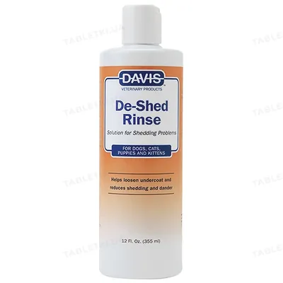 Ополіскувач Davis De-Shed Rinse для собак та котів, концентрат, 355 мл