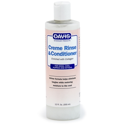 Ополіскувач та кондиціонер Davis Creme Rinse & Conditioner з колагеном для собак та котів, концентрат, 355 мл