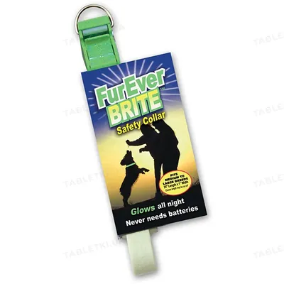 Нашийник Davis FurEver Brite Safety, що світиться для собак, розмір S, довжина 48 см, ширина 1,9 см