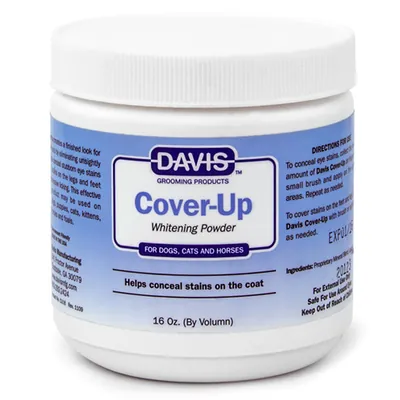 Пудра Davis Cover-Up Whitening маскуюча відбілююча для собак та котів, 300 г