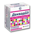 Деквадол таблетки д/розсмок. зі смак. малин. №30 (6х5)