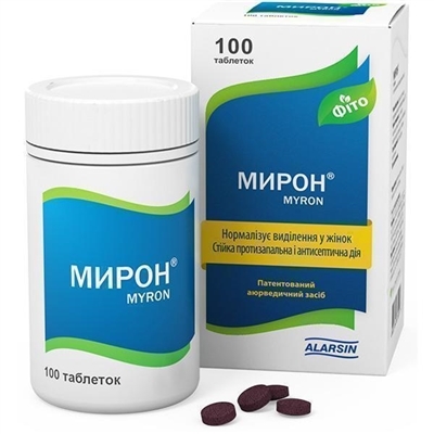 Мирон таблетки №100