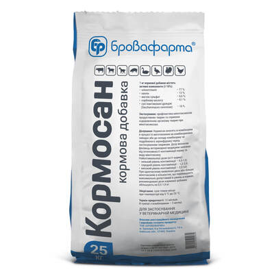 Кормосан (ДЛЯ ЖИВОТНЫХ) порошок, 25 кг