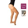Чулки компрессионные Veinax Transparent 832R-BG класс компрессии 2, закрытый носок, длина средняя, ??прозрачные, цвет бежевый, размер 3