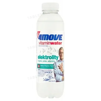 Вітамінізована вода з електолітами 4Move Vitamin Water Electrolity лимон-м'ята, 556 мл