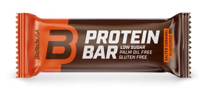 Батончик протеїновий Biotech Protein Bar солона карамель 70 г