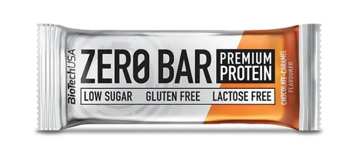 Батончик протеїновий Biotech Zero Bar Шоколад-карамель, 50 г