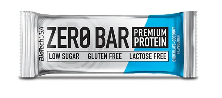 Батончик протеїновий Biotech Zero Bar Шоколад-кокос, 50 г
