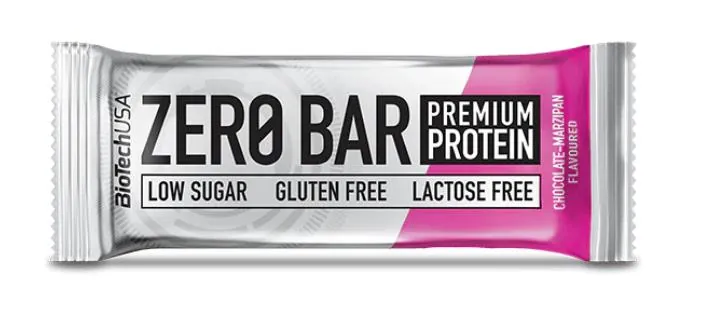Батончик протеїновий Biotech Zero Bar Шоколад-марципан, 50 г