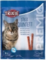 Лакомство для кошек Trixie 42725 Premio Quadro-Sticks лосось/форель 5 штук по 5 г