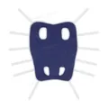 Попона післяопераційна Collar №1 677312 темно-синя, А 32-60 см, В 40 см