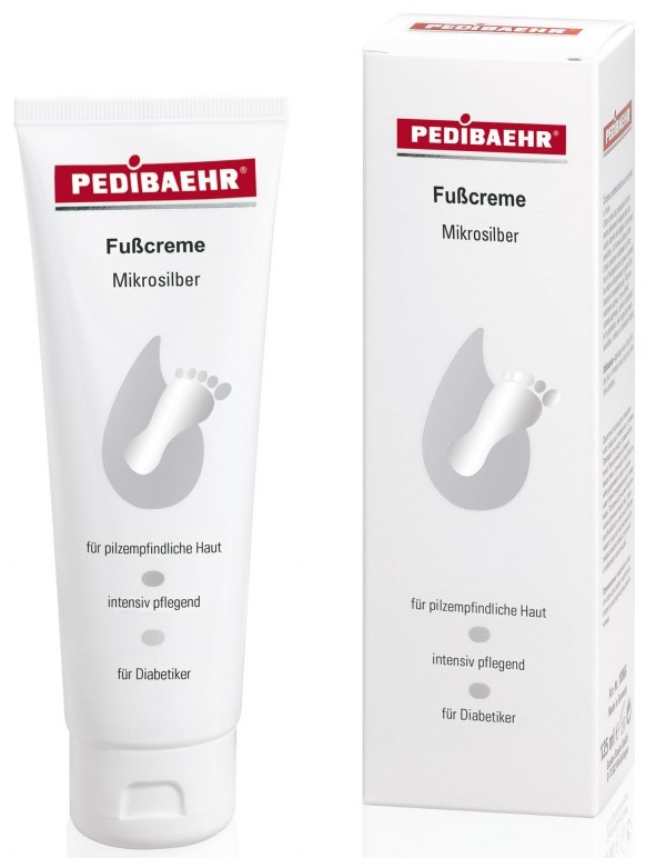 Крем для ног Pedibaehr с микросеребром, 125 мл