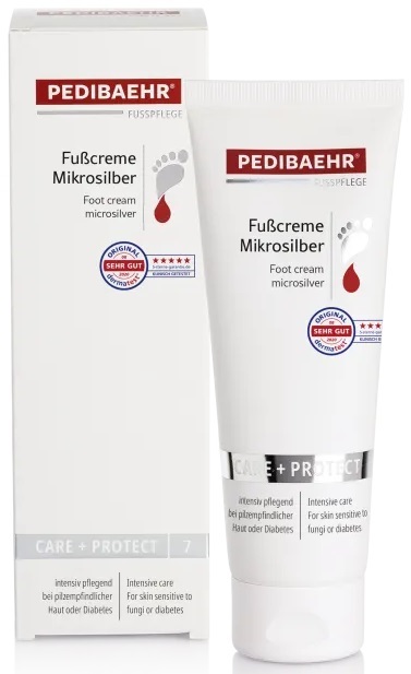 Крем для ног Pedibaehr с микросеребром, 125 мл