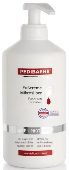 Крем для ног Pedibaehr с микросеребром, 500 мл