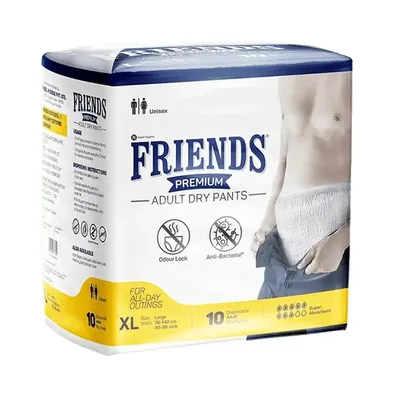 Підгузки-трусики для дорослих Friends Premium, розмір XL, 10 штук