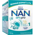 Суміш суха молочна NAN 1 Optipro з 5 олігосахаридами та L. Reuteri для дітей з народження, 1000 г