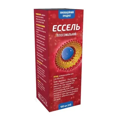 Ессель (ліпосомальний) суспензія по 100 мл у флак.