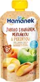 Пюре фруктове Hame Hamanek Яблуко, банан, абрикос та полента, 100 г