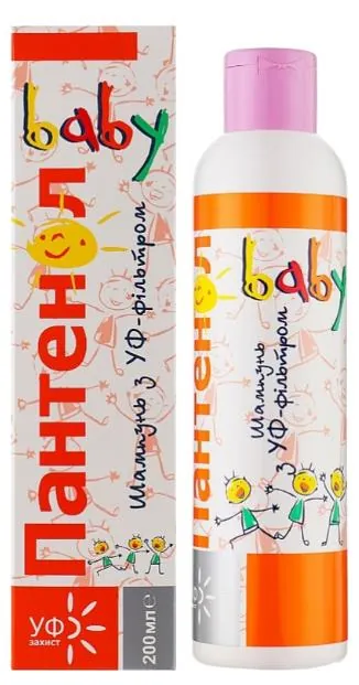 Шампунь Panthenol Baby Пантенол Бейбі Фармаком з УФ-фільтром, 200 мл