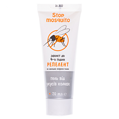 Гель Stop Mosquito захист від укусів комах, 70 мл