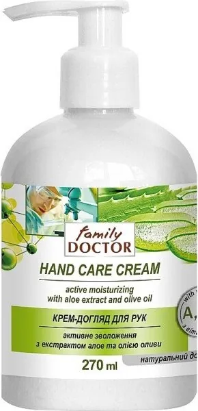 Крем-догляд для рук Family Doctor Активне зволоження, 270 мл