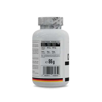 Хітозан + Хром MST Nutrition Chitosan + Chromium 500 мг, 120 капсул