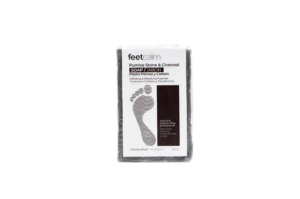 Мыло-пемза Feetcalm с активированным углем, 80 г