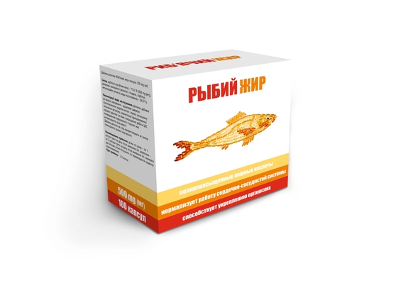 Рыбий жир Farmacia капсулы 500 мг №100
