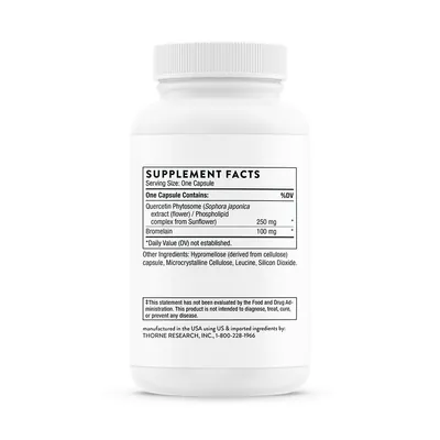 Кверцетин Thorne Research Quercetin Complex (Quercenase) капсули №60