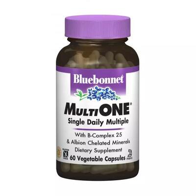 Мультивитамины с железом Bluebonnet Nutrition MultiONE With Iron капсулы №60