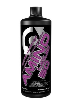 Аминокислота Scitec Nutrition Amino 50 Liquid, вишня-гуава, 1000 мл