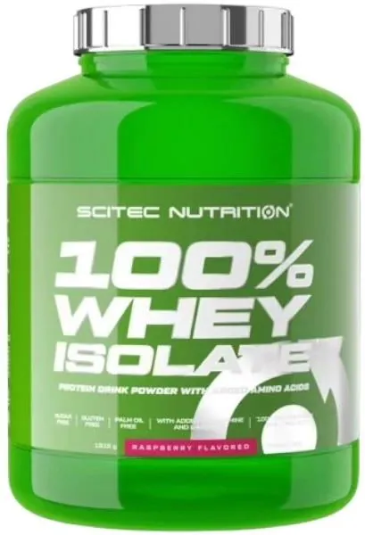 Протеїн сироватковий ізолят Scitec Nutrition 100% Whey Isolate малина, 1816 г