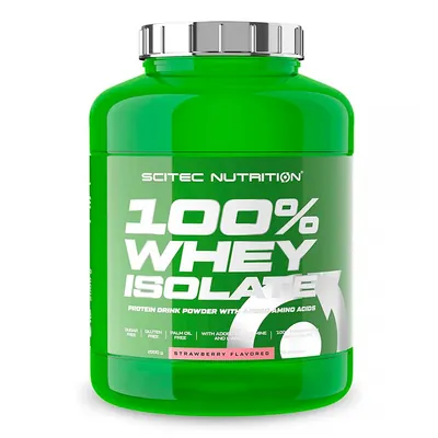 Протеїн сироватковий ізолят Scitec Nutrition 100% Whey Isolate полуниця, 1816 г