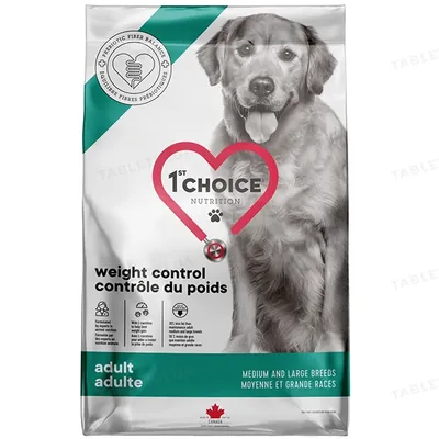 Корм сухий 1st Choice Weight Control Medium and Large для дорослих собак середніх та великих порід з надмірною вагою, 10 кг