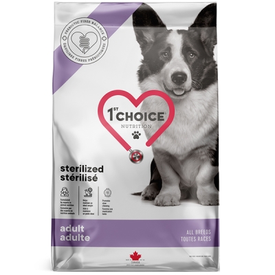Корм сухой 1st Choice Adult Sterilized для взрослых стерилизованных собак всех пород, 10 кг